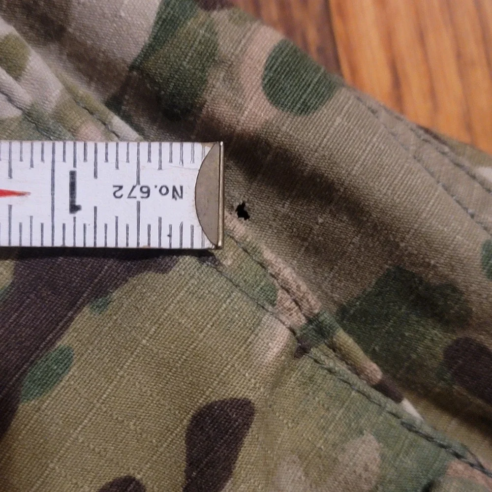 Army Woodland‎ Forest Camo Cargo Pants Men's Size 30 Green Measures 32